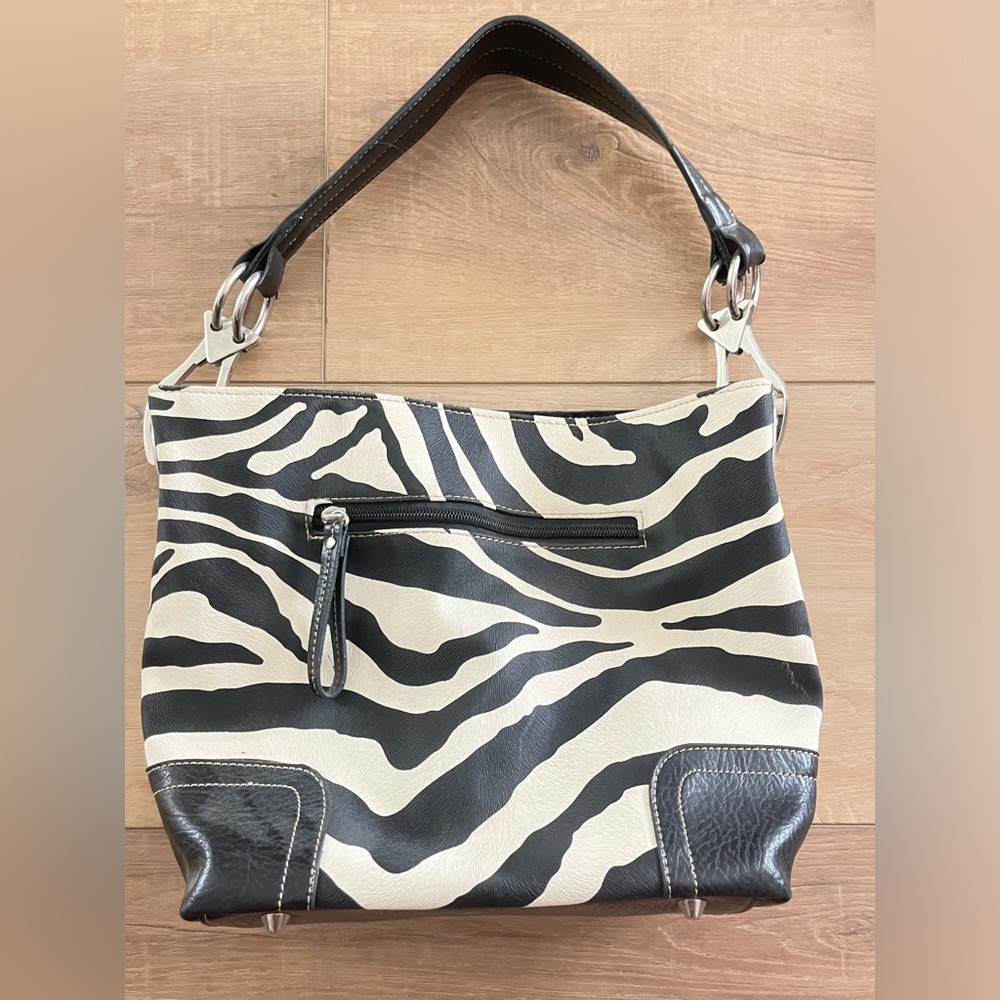 Y2K Zebra Print Bag